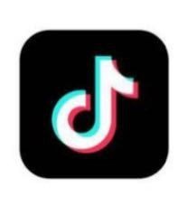 TikTok logo featuring a stylized musical note in vibrant colors on a black background.